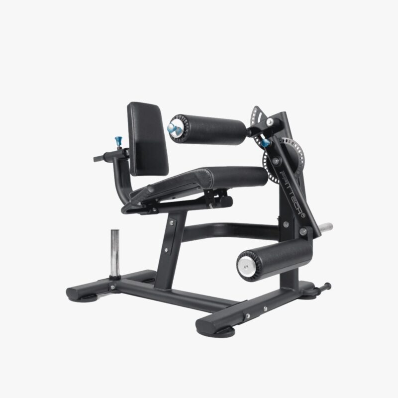 FFITTECH Dual Leg Extension & Curl PL067 – kombiniertes plate-loaded Kraftgerät für Beinstrecken und Beinbeugen mit gepolsterter Trainingsposition