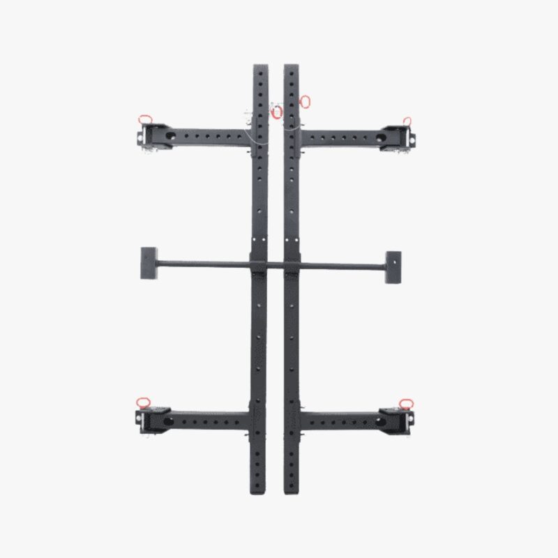 Aza Fit Folding Rack AZ215S – klappbares Trainingsrack mit zwei aufrechten Stützen und oberer Querstrebe