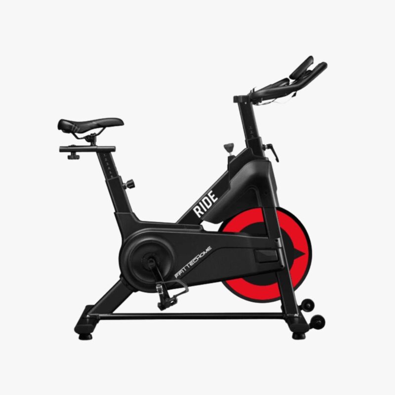 FFITTECH Indoor Bike RIDE SFFRIDE – Indoor-Cycling-Bike mit magnetischem Bremssystem, LCD-Anzeige und verstellbarem Sitz