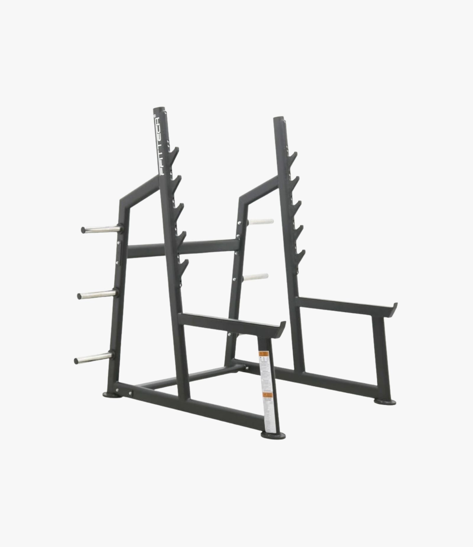 FFITTECH Olympic Squat Rack FF681 – freistehendes Kniebeugenrack mit mehreren Langhantel-Ablagepositionen und Scheibenaufnahmen