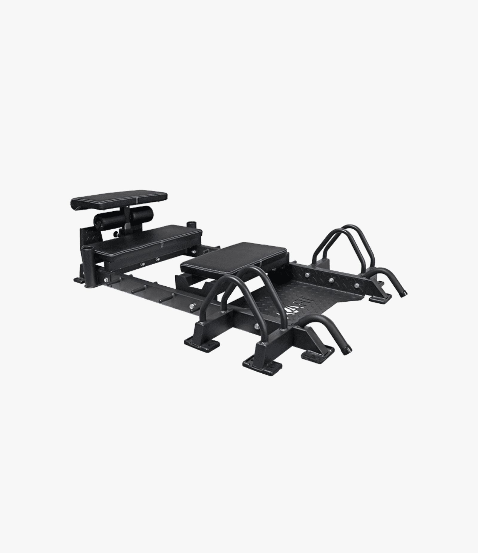 Aza Fit Power Glute Machine P.GLUTE – multifunktionale Kraftmaschine für Nordic Curl, Hip Thrust und Bauchmuskeltraining mit gepolsterten Auflagen