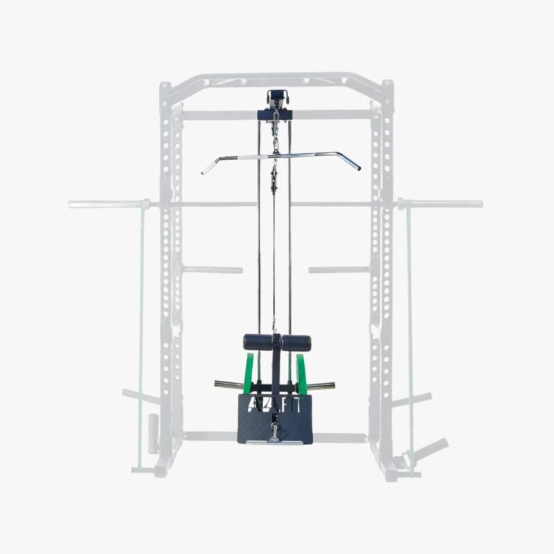 Aza Fit Power Rack w/ Accessories HMRACK-4 – Power Rack mit Klimmzugstange, Landmine, Scheibenhalterungen und Lat Pulldown