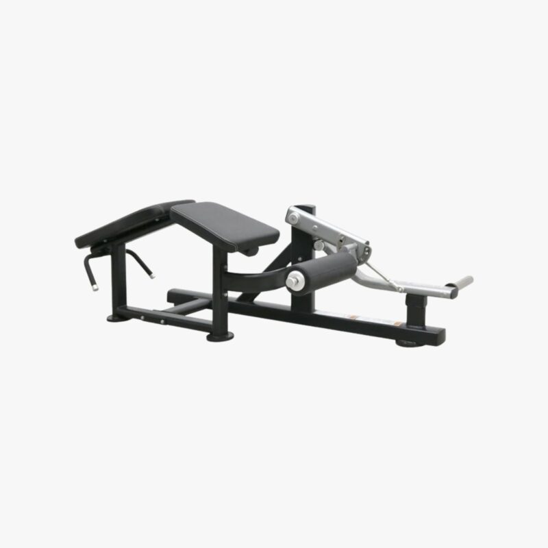 FFITTECH Prone Leg Curl PL970 – plate-loaded Beinbeuger in liegender Trainingsposition mit Polsterauflage und Beinrolle