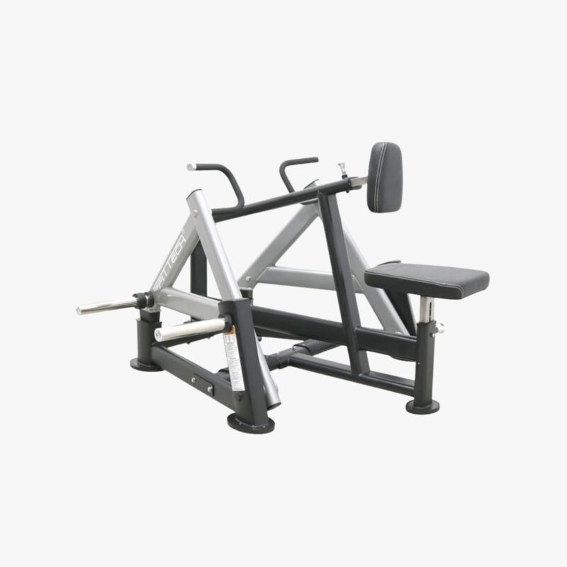 FFITTECH Seated Row PL940 – plate-loaded Rudermaschine mit Sitz, Brustpolster, Griffarmen und Hantelscheibenaufnahmen