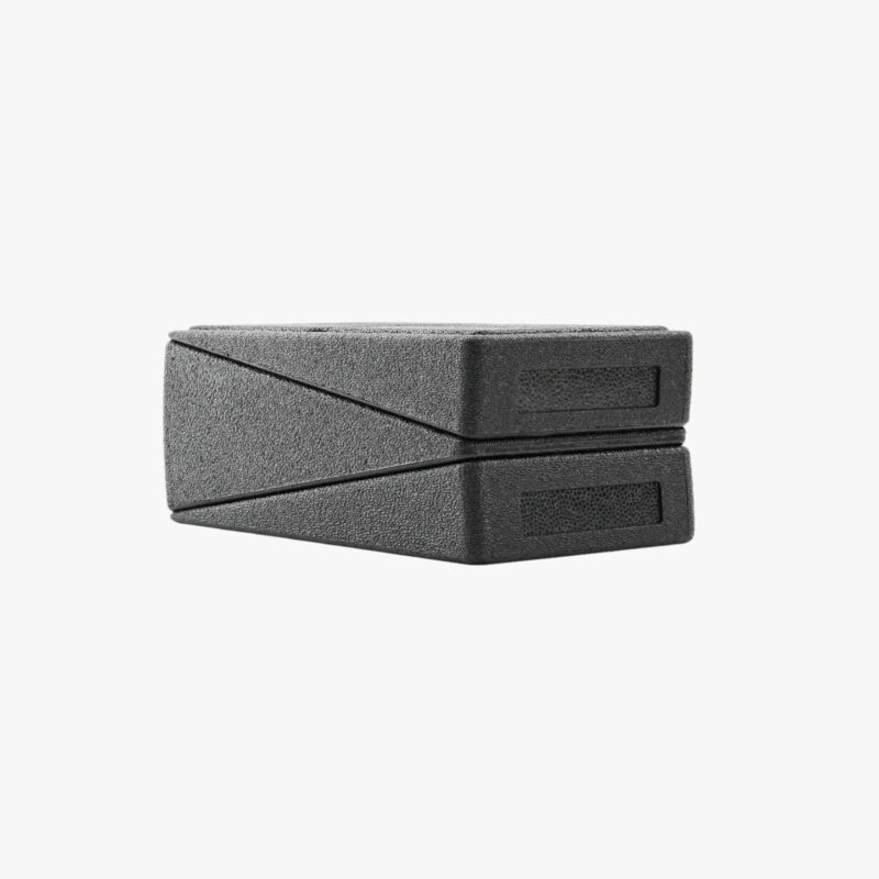 Aza Fit Slant Board SLBOARD-2 – schwarzes Schrägbrett aus EPP für funktionelle Trainings- und Mobilitätsübungen