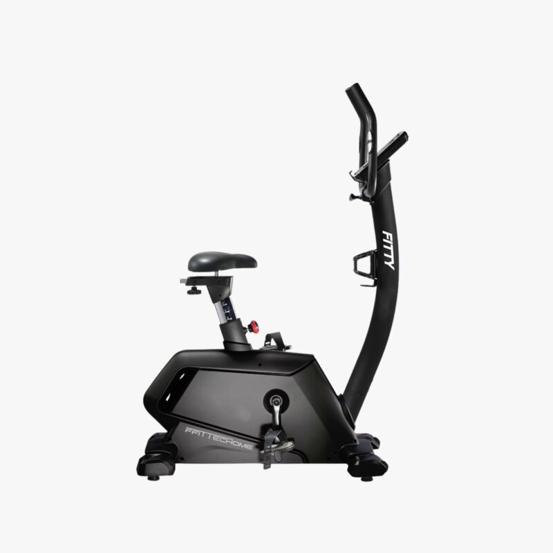 FFITTECH Upright Bike FITTY FY-V – aufrechtes Heimtrainingsrad mit LCD-Konsole sowie Smartphone- und Tablet-Halterung