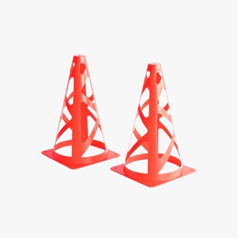 Aza Fit Agility Cones SC – orange Markierungskegel aus PVC mit 23 cm Höhe im 3er-Set