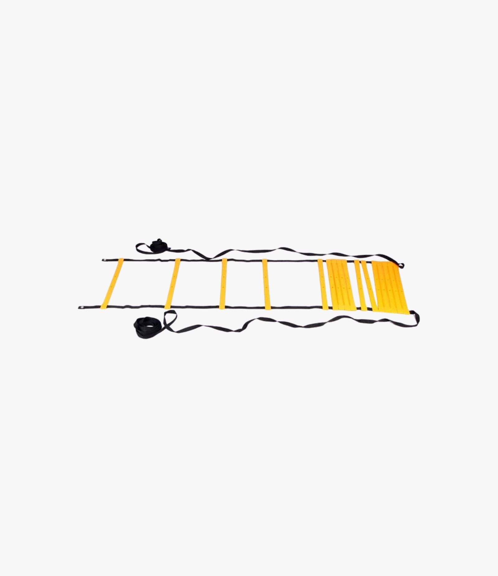 Aza Fit Agility Ladder AGIL24 – schwarz-gelbe Koordinationsleiter mit 24 Sprossen und 9,40 m Länge