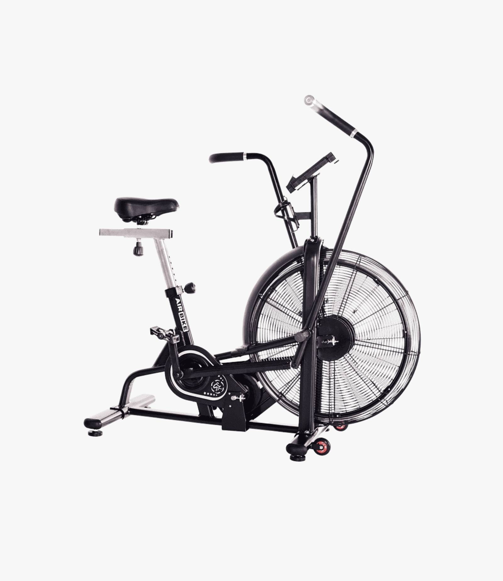 Aza Fit Air Bike Semi-Professional AIRBIKE-2 – Air Bike mit automatischem Generator-Widerstandssystem, Riemenantrieb und maximal 160 kg Benutzergewicht