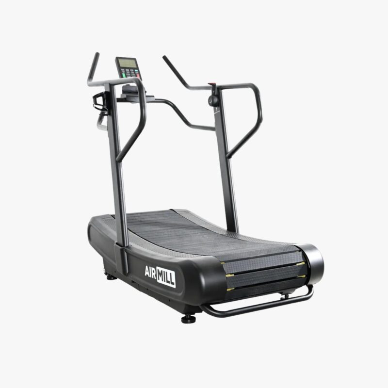 Aza Fit Air Mill AIRMILL – gebogenes Laufband mit 165 × 45 cm Lauffläche, Bluetooth und maximal 182 kg Benutzergewicht