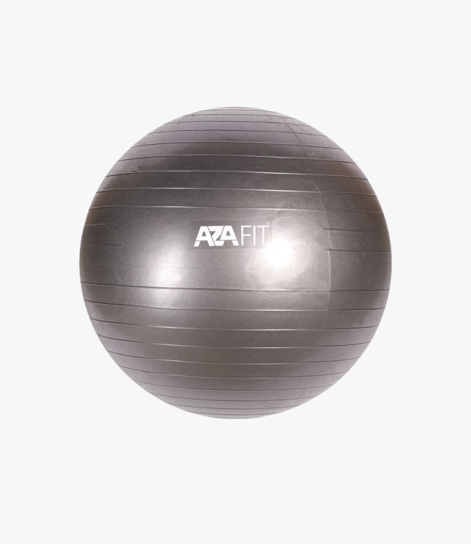 Aza Fit Anti-Burst Gym Ball AZA002 – grauer Gymnastikball aus PVC-Schaum mit 65 cm Durchmesser