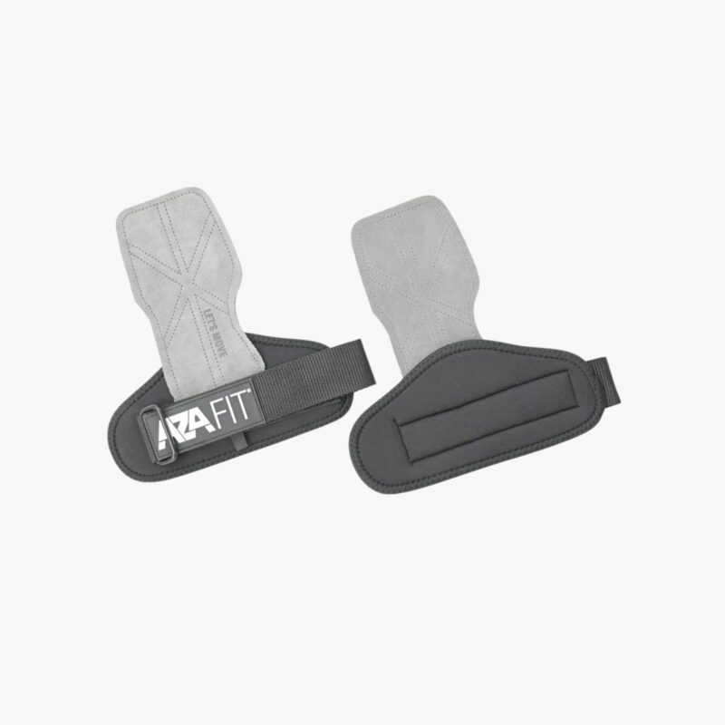 Aza Fit Anti Slip Hand Grip AZA253 – Trainingsgriffe aus Rindsleder und Neopren in Größe Medium im 2er-Set
