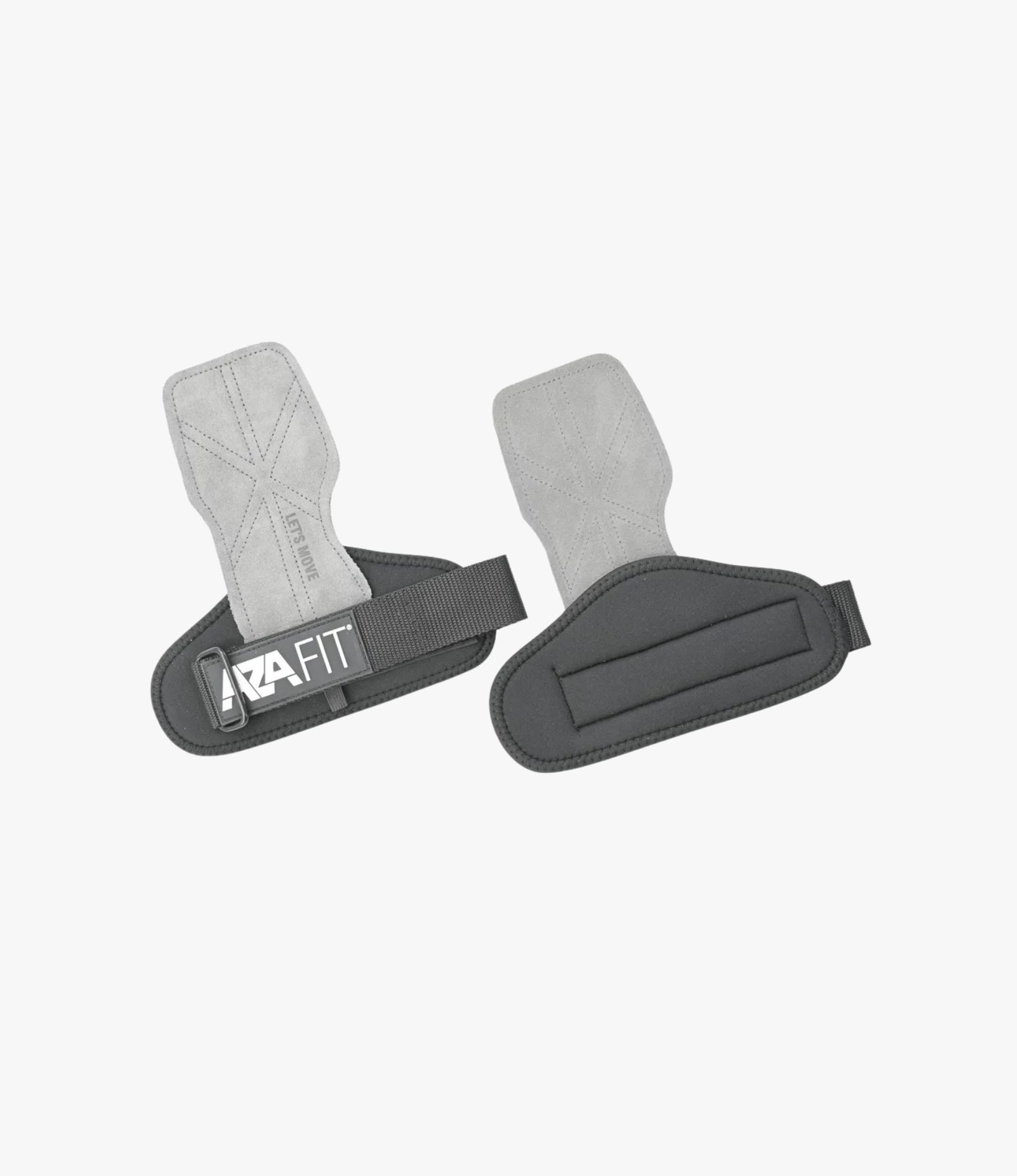 Aza Fit Anti Slip Hand Grip AZA253 – Trainingsgriffe aus Rindsleder und Neopren in Größe Medium im 2er-Set