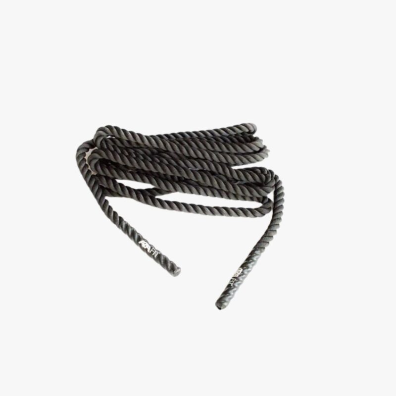 Aza Fit Battle Rope 12ROPE und 15ROPE – schwarzes Battle Rope aus gedrehtem Sisal mit 50 mm Durchmesser in 12 m und 15 m Länge