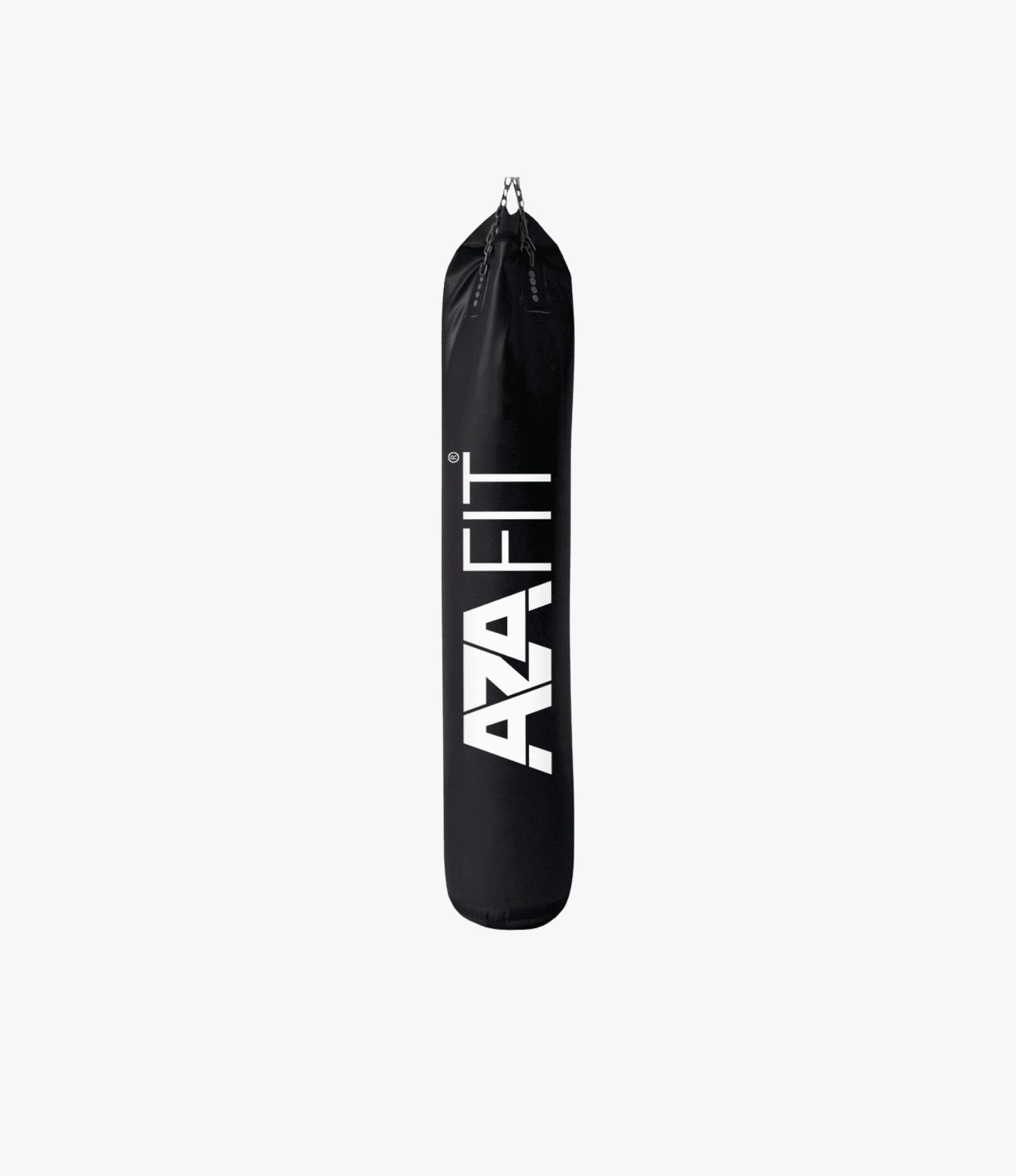 Aza Fit Boxing Bag BOXBAG – schwarzer Boxsack aus Kunstleder mit 180 × 35 cm und 50 kg Gewicht