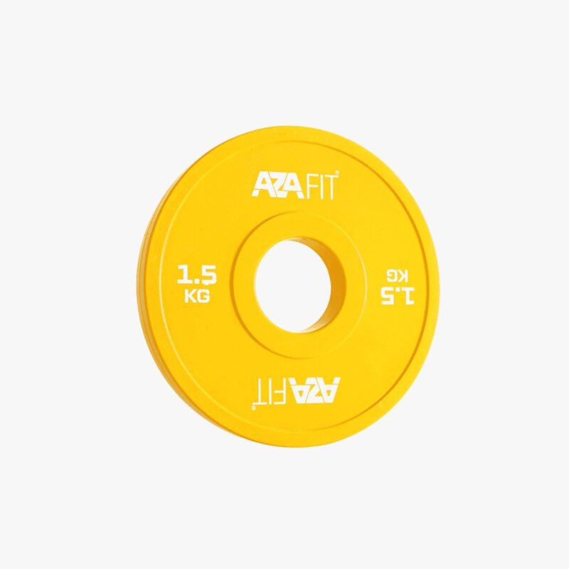 AZA Fit Bumper Plates 1.5kg BP1.5 – Langhantel- oder Gewichtsequipment