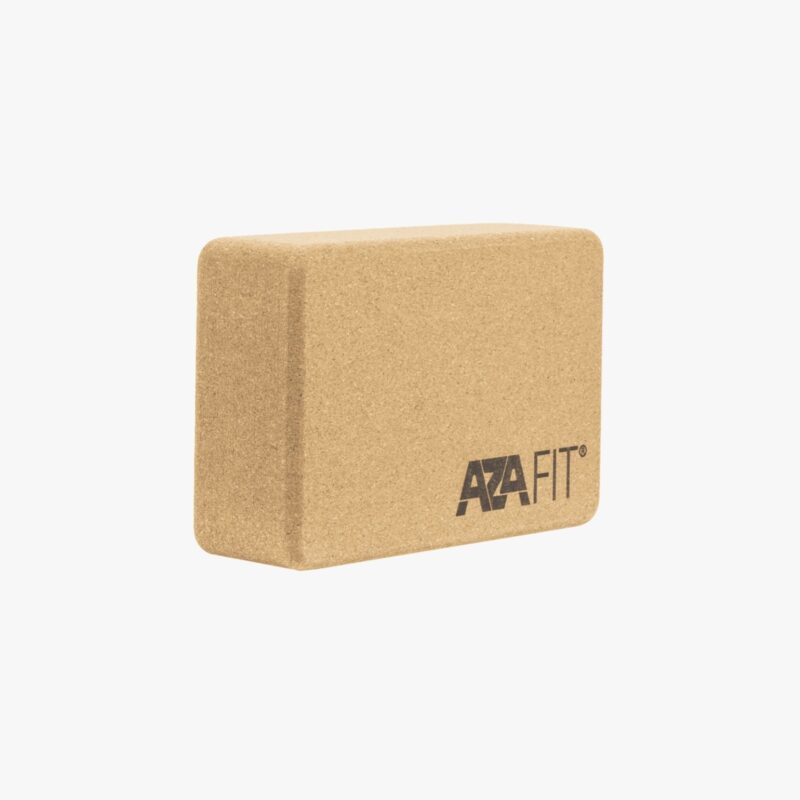 Aza Fit Cork Yoga Block AZABLOCK-2 – Yogablock aus Kork mit 3 × 6 × 9 cm und 115 g Gewicht