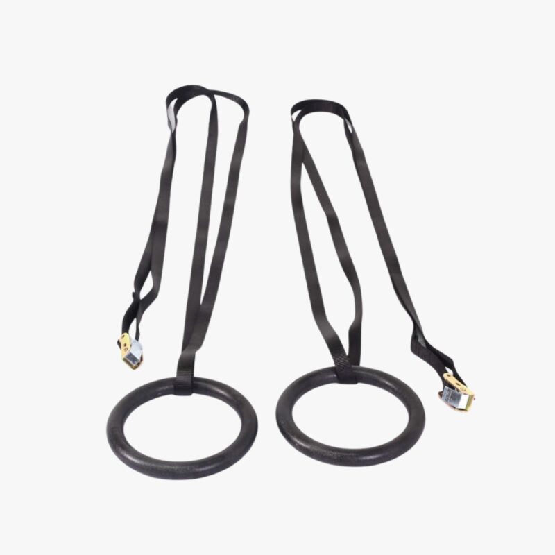 Aza Fit Cross-training Rings A036 – Trainingsringe aus ABS mit verstellbaren Nylonriemen für funktionelles Körpergewichts- und Ringtraining
