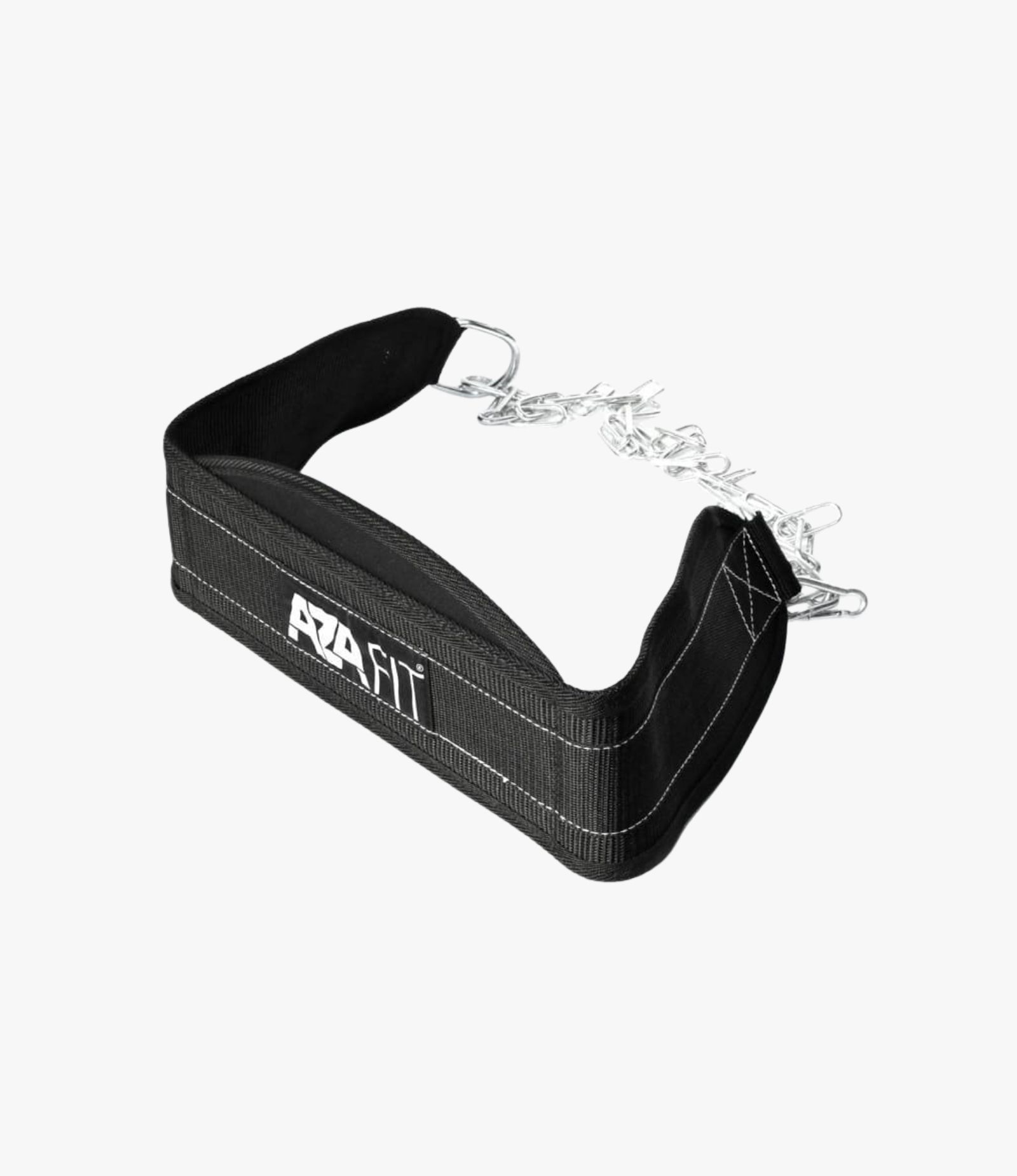 Aza Fit Dipping Belt DP – schwarzer Dip-Gürtel aus Nylon mit Kette für Zusatzgewicht beim Krafttraining