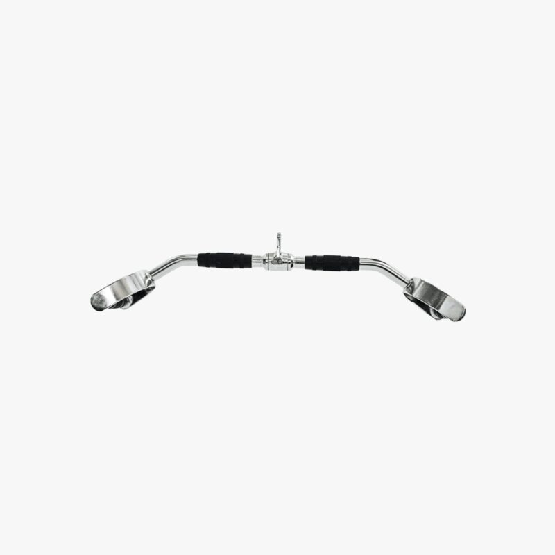 Aza Fit Dorsal Bar Handle A017-21 – 76 cm langer Kabelzuggriff aus verchromtem Stahl mit gummierten Griffbereichen