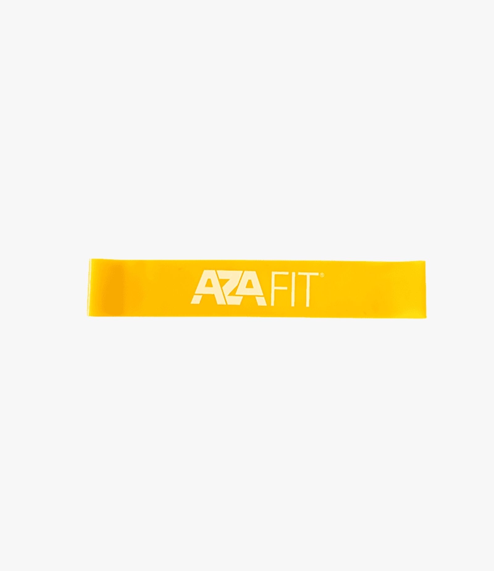 Aza Fit Elastic Resistance Band A037-0.7MM – gelbes Widerstandsband aus Latexgummi mit leichtem Widerstand