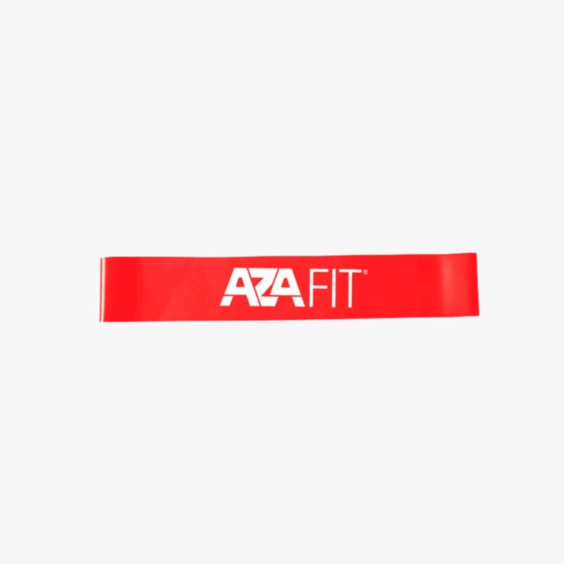 Aza Fit Elastic Resistance Band A037-0.9MM – rotes Widerstandsband aus Latexgummi mit mittlerem Widerstand