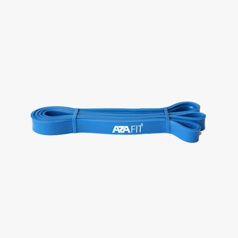Aza Fit Elastic Resistance Band A037-2.2 – blaues Widerstandsband aus Latexgummi mit leichtem Widerstand