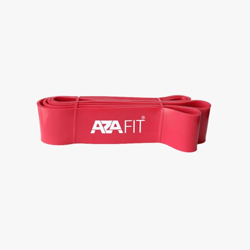 Aza Fit Elastic Resistance Band A037-6.4 – rotes Widerstandsband aus Latexgummi mit sehr starkem Widerstand