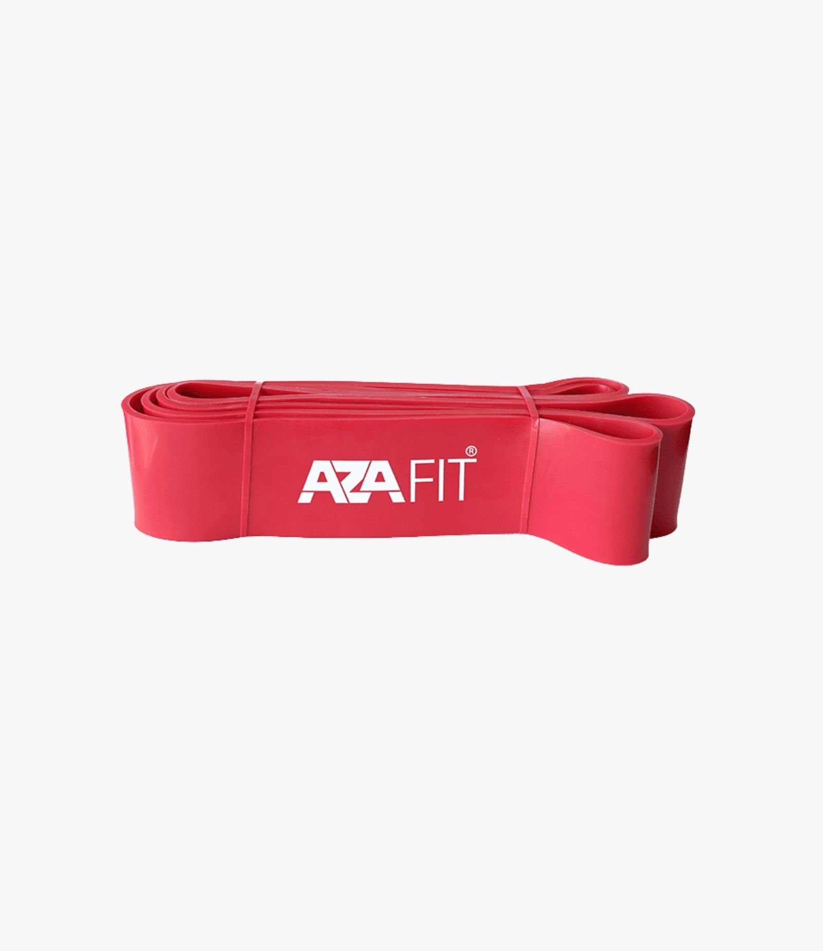 Aza Fit Elastic Resistance Band A037-6.4 – rotes Widerstandsband aus Latexgummi mit sehr starkem Widerstand