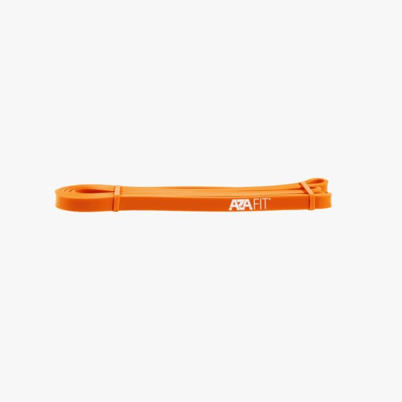 Aza Fit Mini Elastic Resistance Band A037-1.3 – oranges Mini-Widerstandsband aus Latexgummi mit leichtem Widerstand