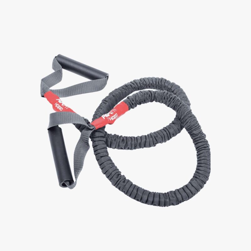 Aza Fit Resistance Elastic AZA007-3 – rotes Widerstandsband aus Gummi und Nylon mit Griffen und starkem Widerstand