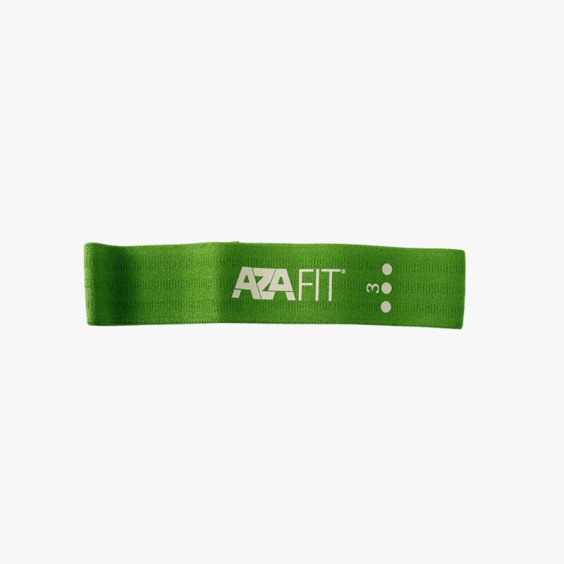 Aza Fit Resistance Loop A038-42CM – grünes Loop-Widerstandsband aus Gewebe in Größe L mit starkem Widerstand