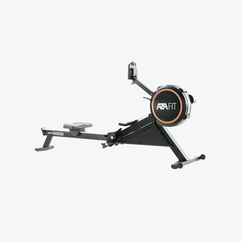 Aza Fit Rower AZROWING – Rudergerät mit kombiniertem Luft- und Magnetwiderstand, 16 Widerstandsstufen und maximal 160 kg Benutzergewicht