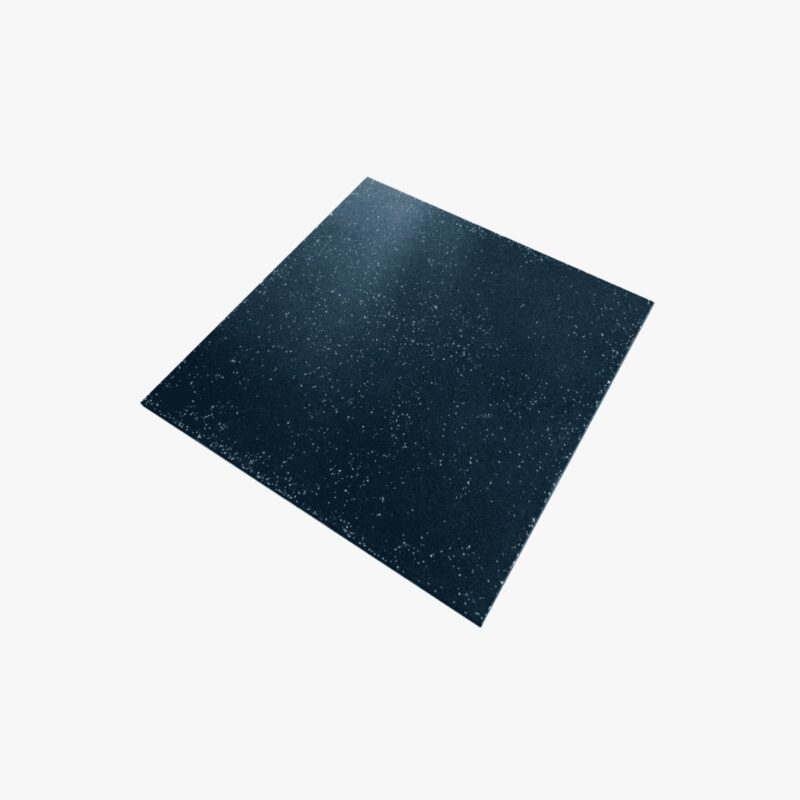 AZA Fit Rubber Floor 100x100x2cm Black + White Dot A039-XNEW – Bodenbelag für Trainingsflächen