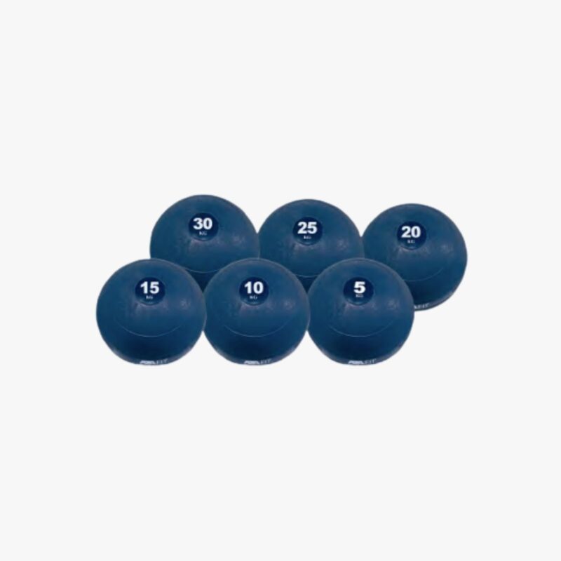 Aza Fit Slam Ball SB5, SB10, SB15, SB20, SB25 und SB30 – dunkelblaue Slam Balls aus Gummi mit 22 cm Durchmesser in 5 kg bis 30 kg