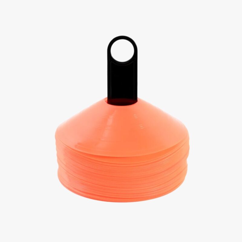 Aza Fit Speed Cone SCNEW – orange Markierungsteller aus PE im 40er-Set inklusive Halter
