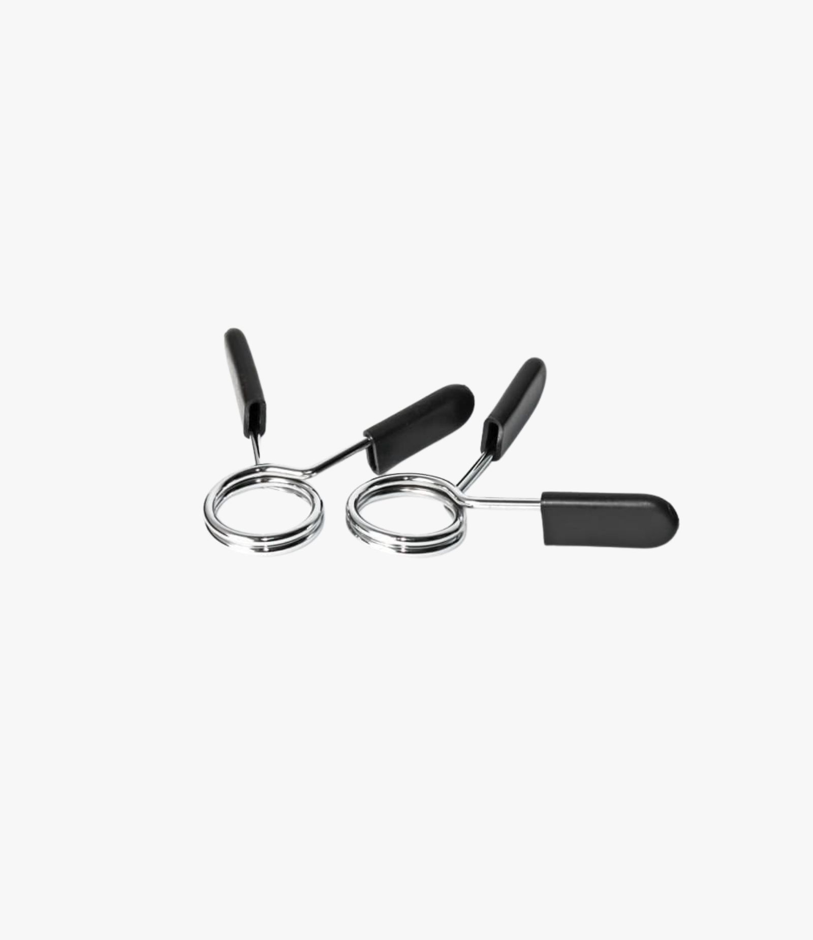 Aza Fit Springs A017-12 – Federverschlüsse aus Stahl für 28-mm-Hantelstangen mit schwarzen Griffen im 2er-Set