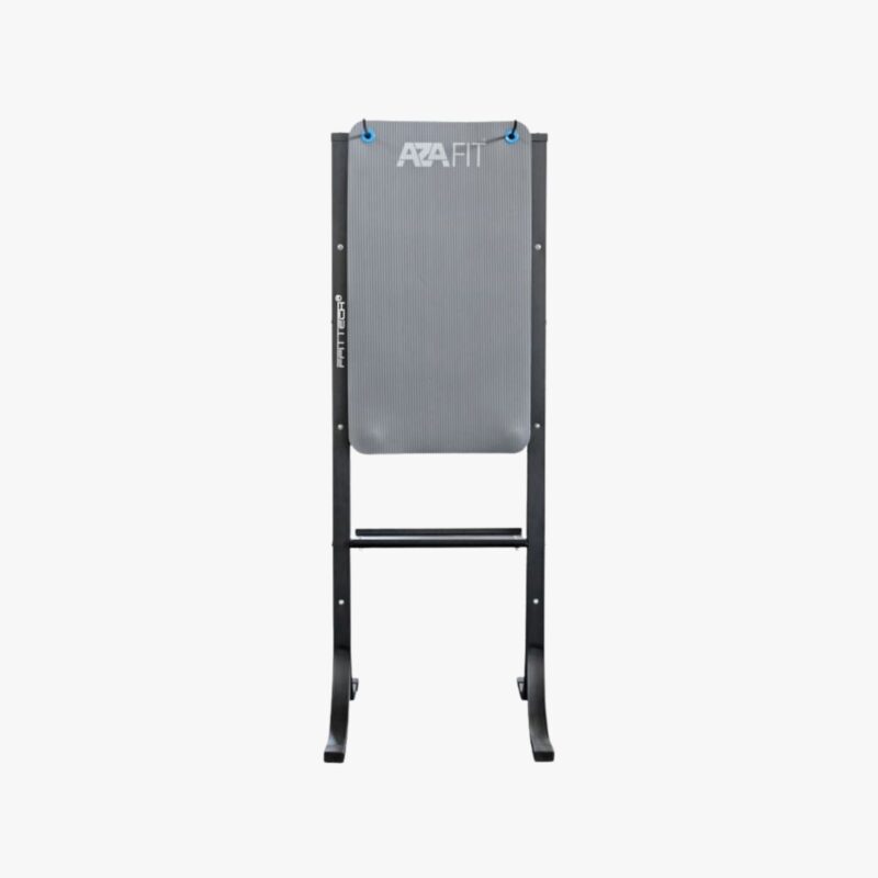 Aza Fit Standing Mat Rack A042-2 – freistehender schwarzer Mattenständer aus Stahl für bis zu 30 Trainingsmatten