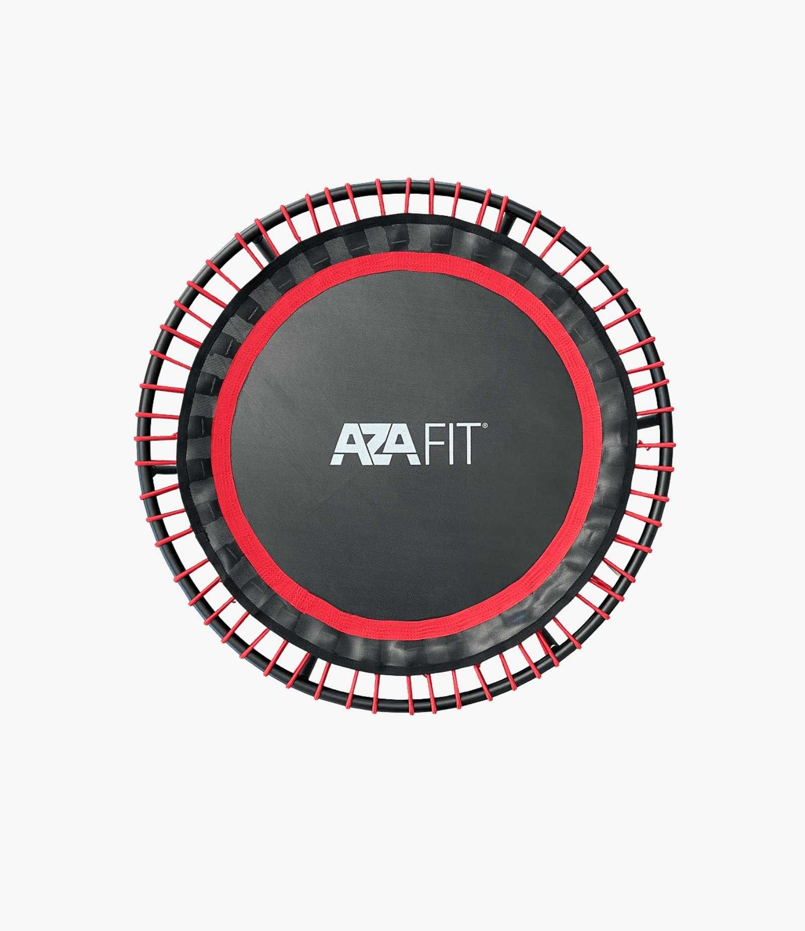 Aza Fit Trampoline Pro A003-PRO – schwarz-rotes Fitnesstrampolin mit 81 cm Durchmesser und Stahlkonstruktion