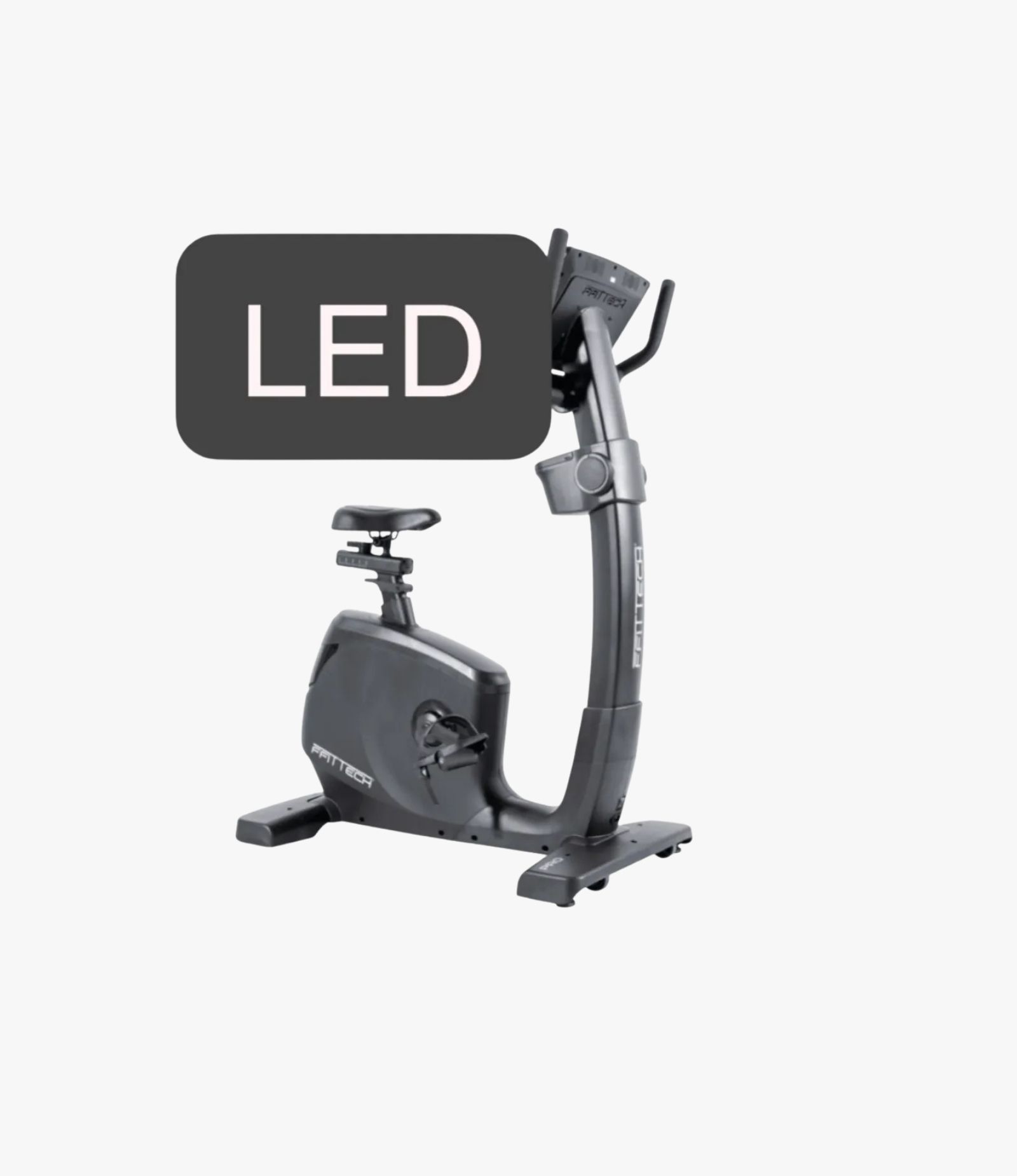 FFITTECH Vertical Bike Pro LED PRODLED-V – aufrechtes Cardiobike für Cardio- und Ausdauertraining